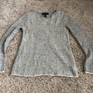 waffle knit sweater